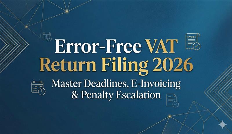 Error-Free VAT Return Filing 2026: Master Deadlines, E-Invoicing & Penalty Escalation