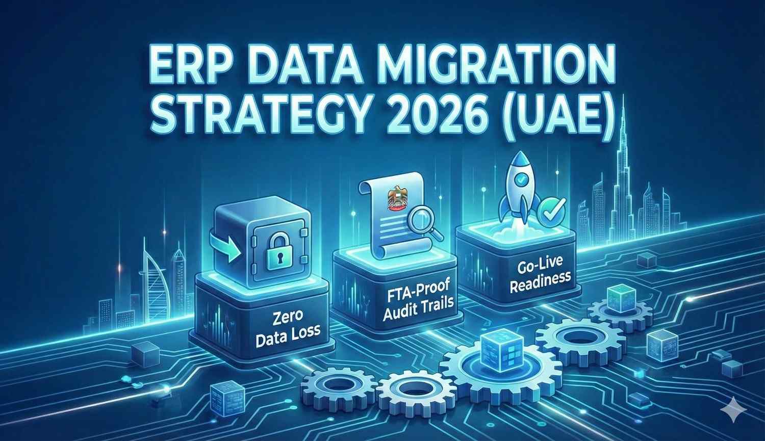 ERP Data Migration Strategy 2026 (UAE): Zero Data Loss, FTA‑Proof Audit Trails & Go‑Live Readiness