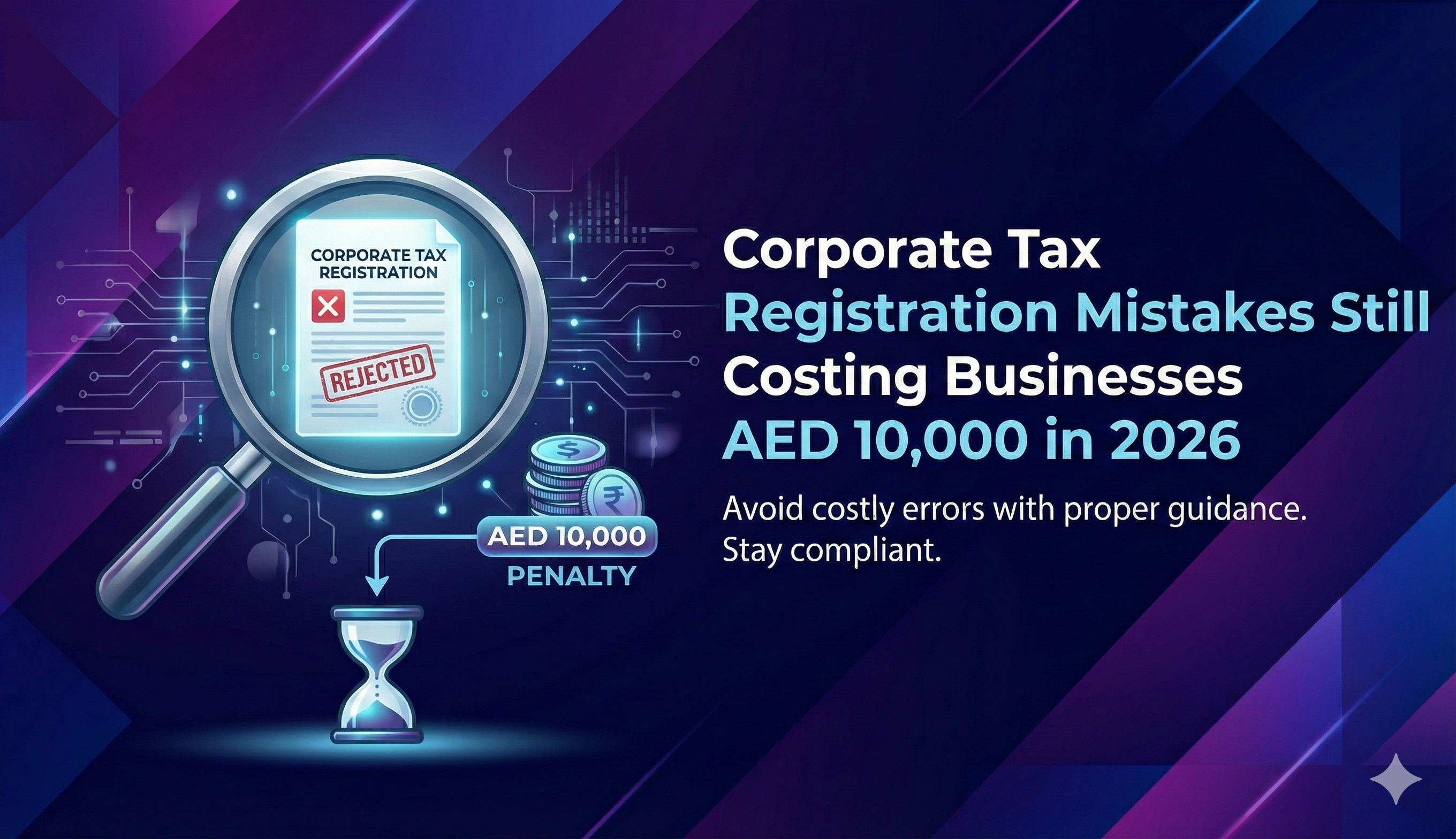 Corporate Tax Registration Mistakes Still Costing Businesses AED 10,000 in 2026