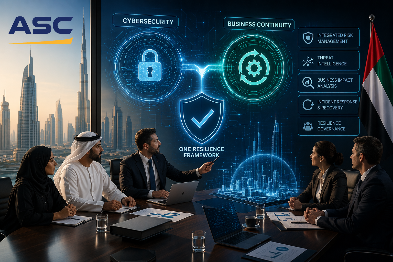 Cyber & BCM Integration 2026: UAE Board Resilience Guide