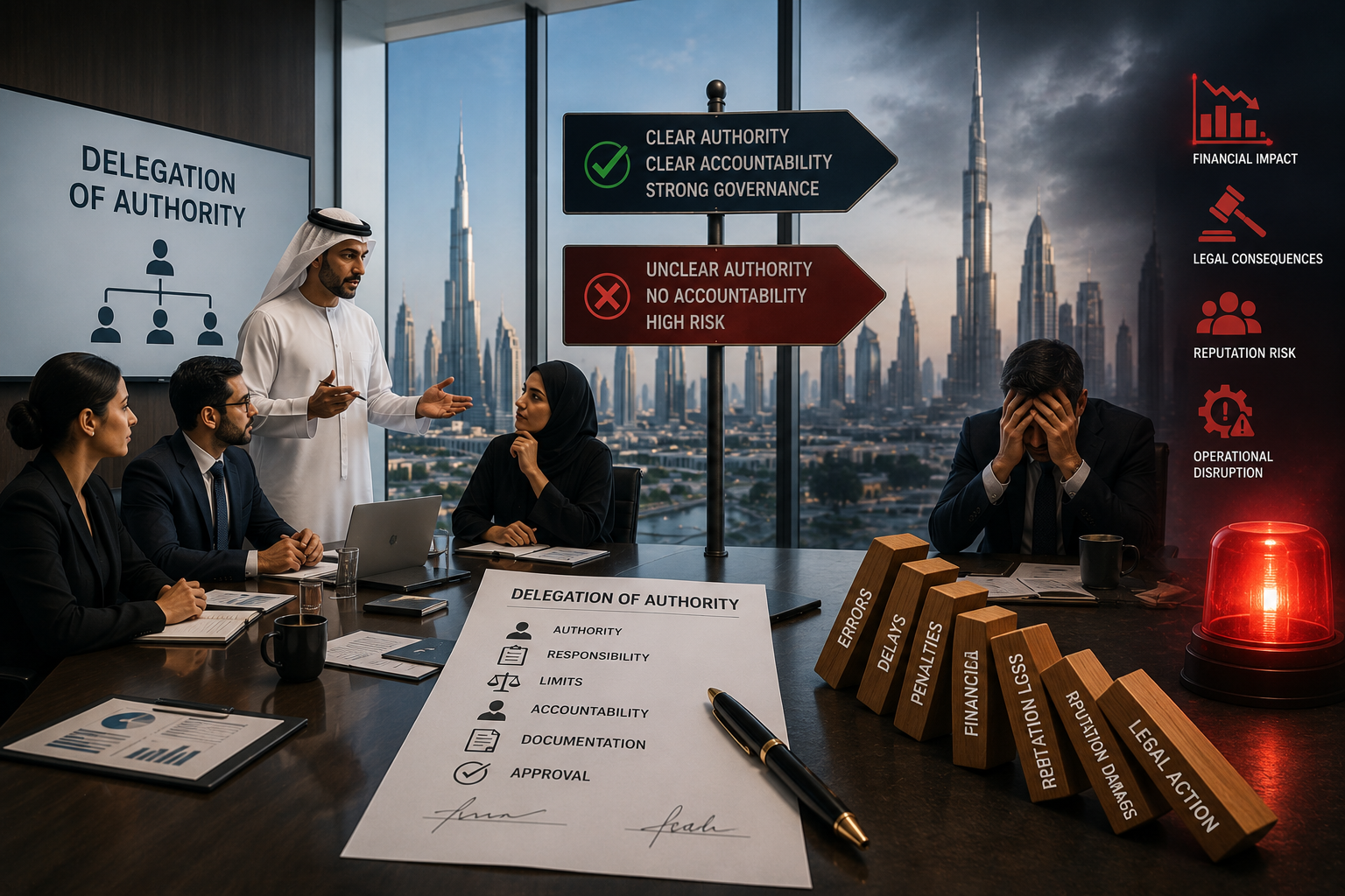 Delegation of Authority in UAE Companies: Why Getting It Wrong Costs More Than You Think